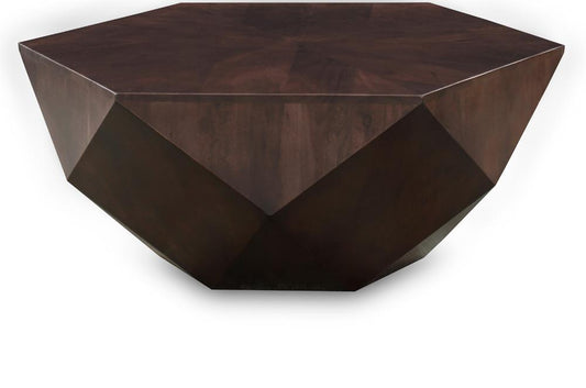Meridian Furniture - Diamante Brown Coffee Table - 234Brown-CT veiw 1