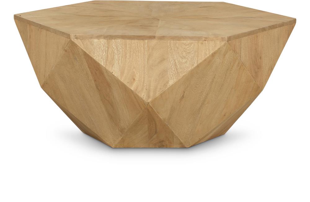 Meridian Furniture - Diamante Oak Coffee Table - 234Oak-CT veiw 1