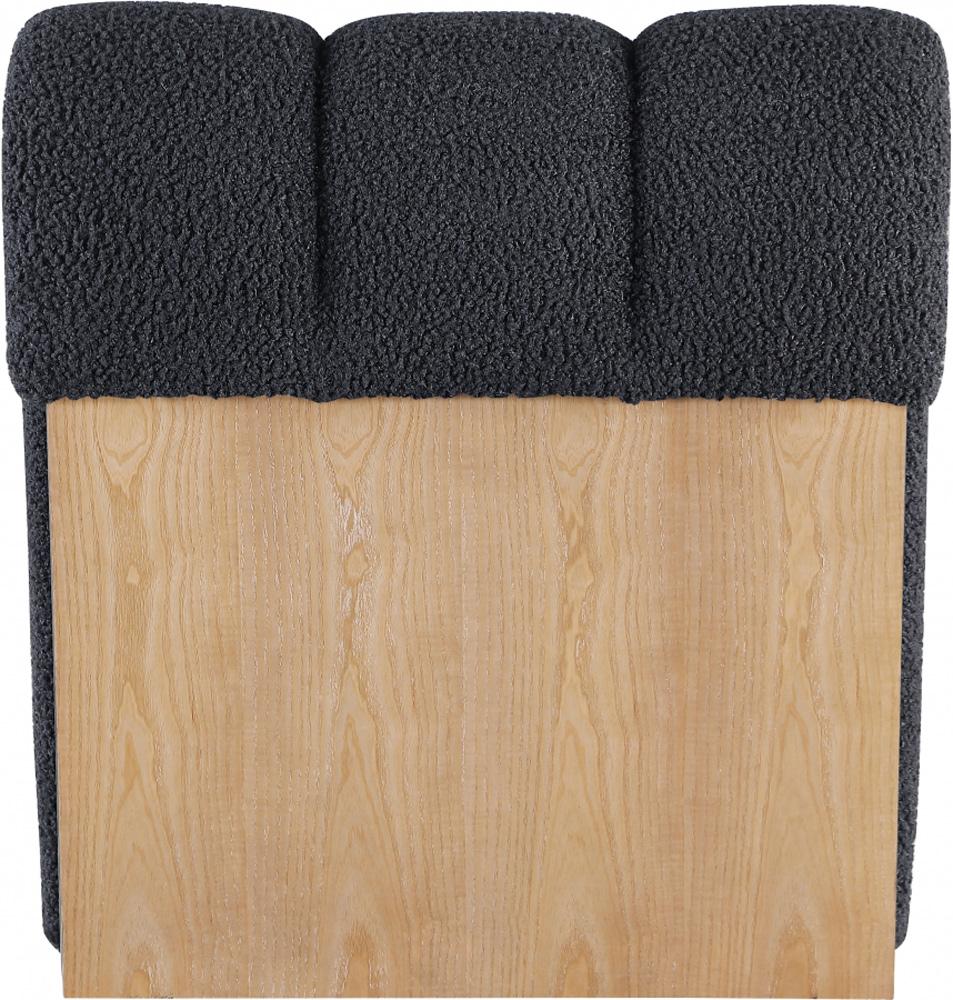 Meridian Furniture - Swoon Black Faux Sheepskin Accent Chair - 571Black veiw 2