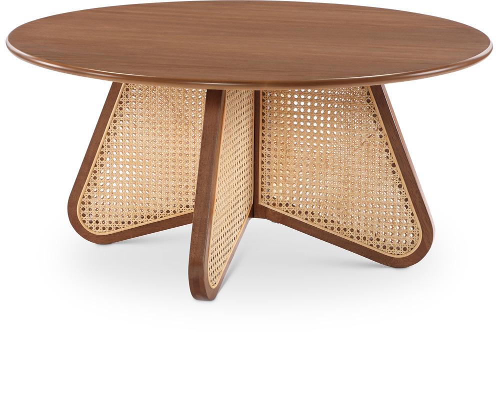 Meridian Furniture - Butterfly Coffee Table - 208Walnut-CT veiw 1