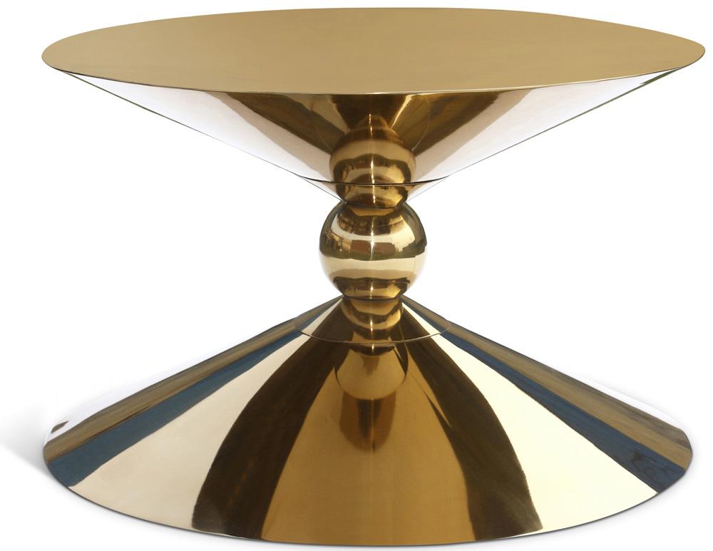 Meridian Furniture - Malia Gold Coffee Table - 290-CT veiw 1