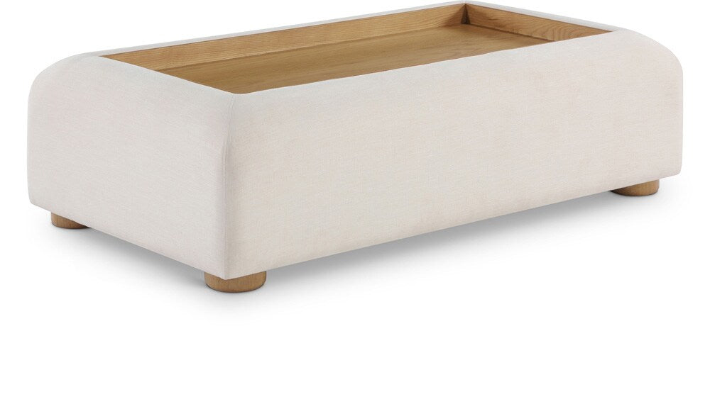 Meridian Furniture - Diana Cream Coffee Table - 236Natural-C veiw 1