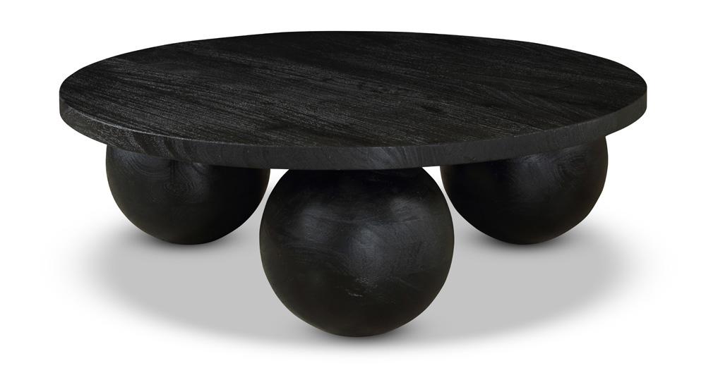 Meridian Furniture - Spherical Black Coffee Table - 277Black-CT veiw 1