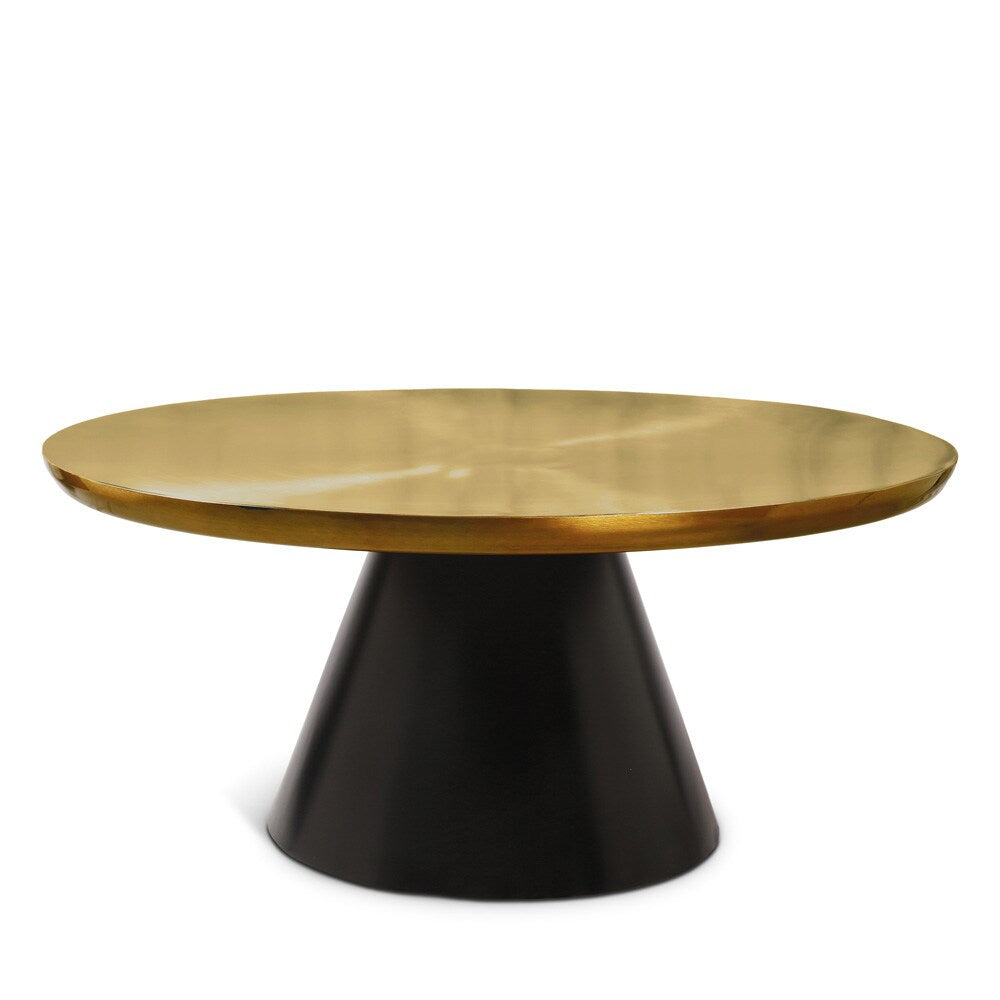 Meridian Furniture - Martini Brushed Gold/Matte Black Coffee Table - 240-C veiw 1