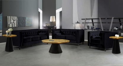 Meridian Furniture - Martini Brushed Gold/Matte Black Coffee Table - 240-C veiw 2