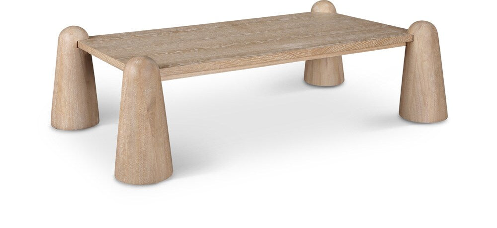 Meridian Furniture - Wyndham Natural Oak Coffee Table - 99024Natural-CT veiw 1