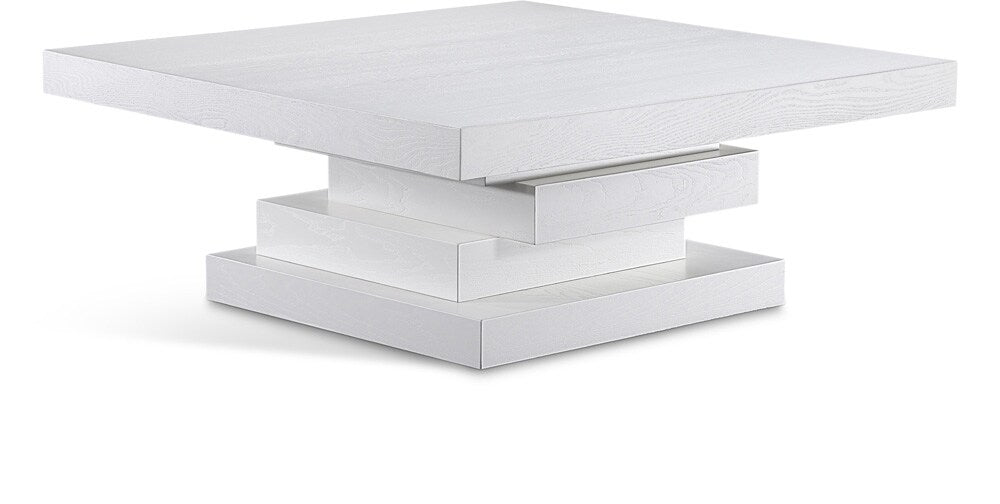 Meridian Furniture - Westmount Off-White Coffee Table - 2Pc - 499White-CT veiw 1