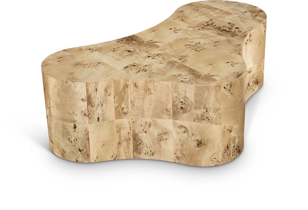 Meridian Furniture - Zaire Burl Coffee Table - 99067Burl-CT veiw 1