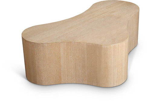Meridian Furniture - Zaire Natural Coffee Table - 99067Oak-CT veiw 1