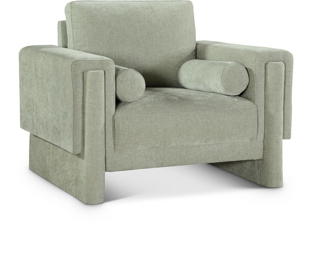 Meridian Furniture - Madeline Mint Chenille Fabric Chair - 152Mint-C veiw 1