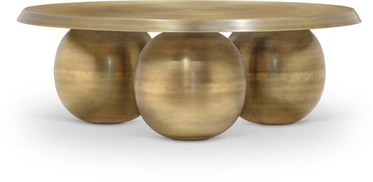Meridian Furniture - Globus Gold Coffee Table - 2Pc - 225Gold-CT veiw 1