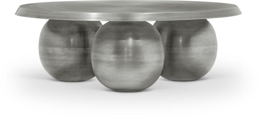 Meridian Furniture - Globus Silver Coffee Table - 2Pc - 225Silver-CT veiw 1