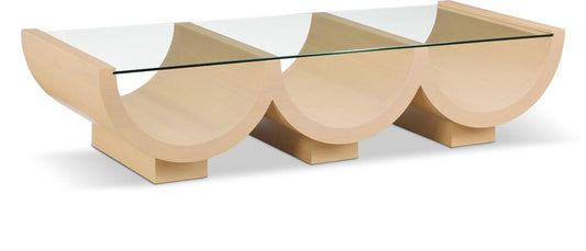 Meridian Furniture - Beverwil Natural Oak Coffee Table - 99023Natural-CT veiw 1