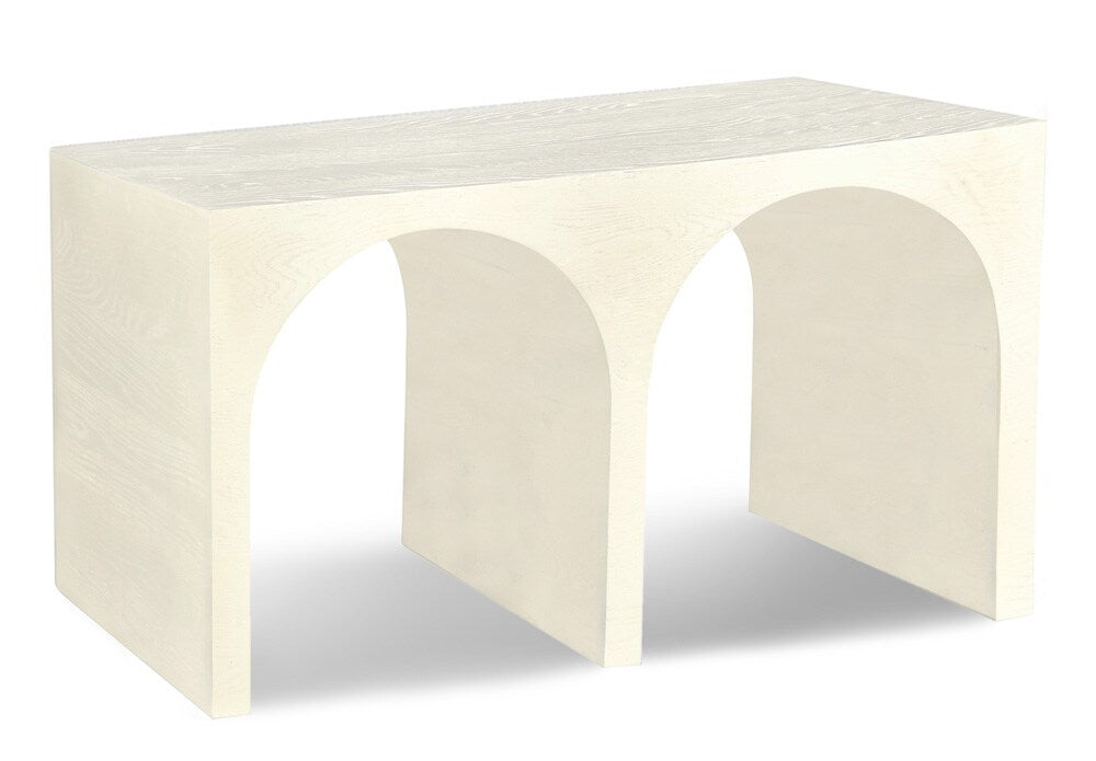 Meridian Furniture - June Cream Oak Console Table - 458Cream-T veiw 1