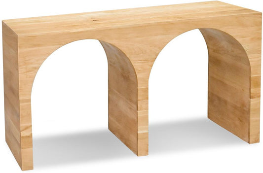Meridian Furniture - June White Oak Console Table - 458Oak-T veiw 1