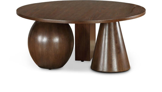 Meridian Furniture - Revive Brown Coffee Table - 99025Brown-CT veiw 1