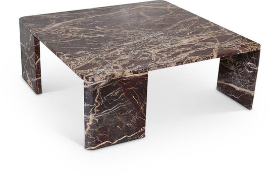 Meridian Furniture - Livorno Burgundy Coffee Table - 99007Cherry-CT veiw 1