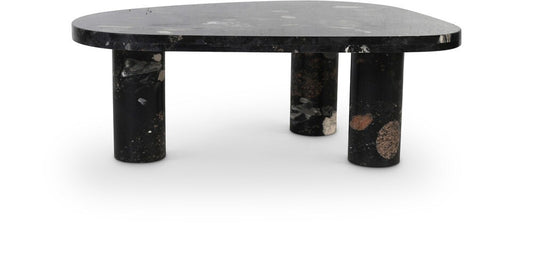 Meridian Furniture - Messina Stone Coffee Table - 99008Pebble-CT veiw 1