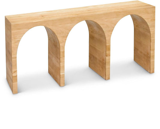 Meridian Furniture - June White Oak Console Table - 459Oak-T veiw 1