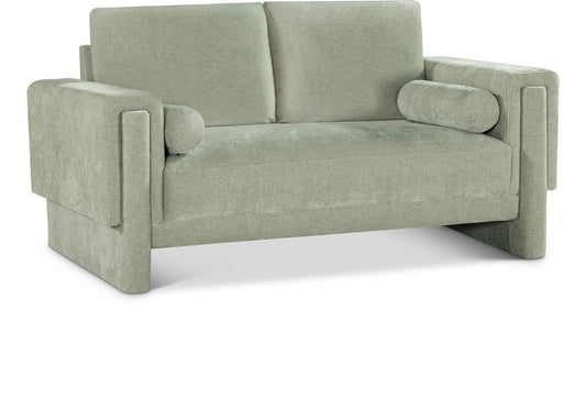 Meridian Furniture - Madeline Mint Chenille Fabric Loveseat - 152Mint-L veiw 1