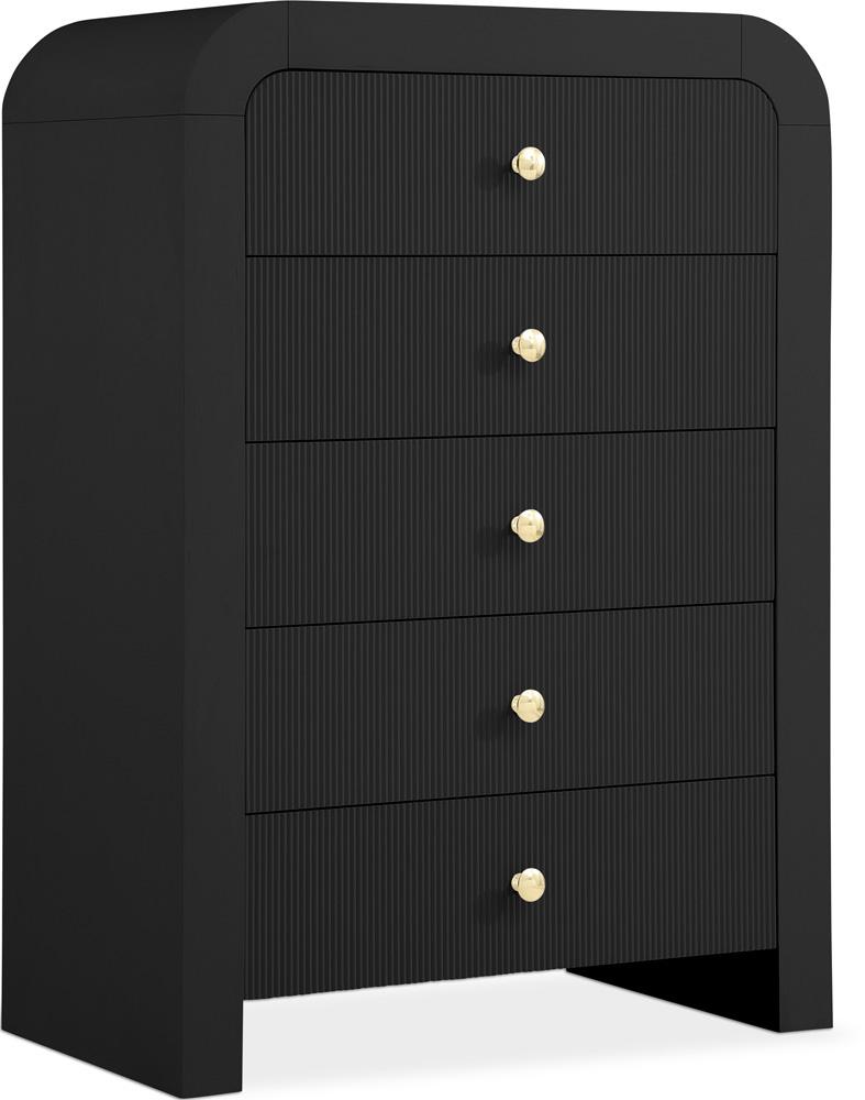 Meridian Furniture - Artisto Black Chest - 888Black-CH veiw 1