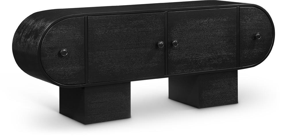 Meridian Furniture - Harlow Black Sideboard/Buffet - 77044Black veiw 1