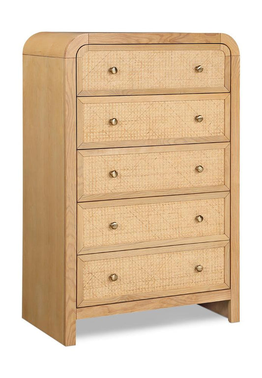 Meridian Furniture - Siena Natural Chest - SienaNatural-CH veiw 1