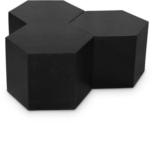 Meridian Furniture - Eternal Black Coffee Table - 3pc - 262-CT-3PC veiw 1