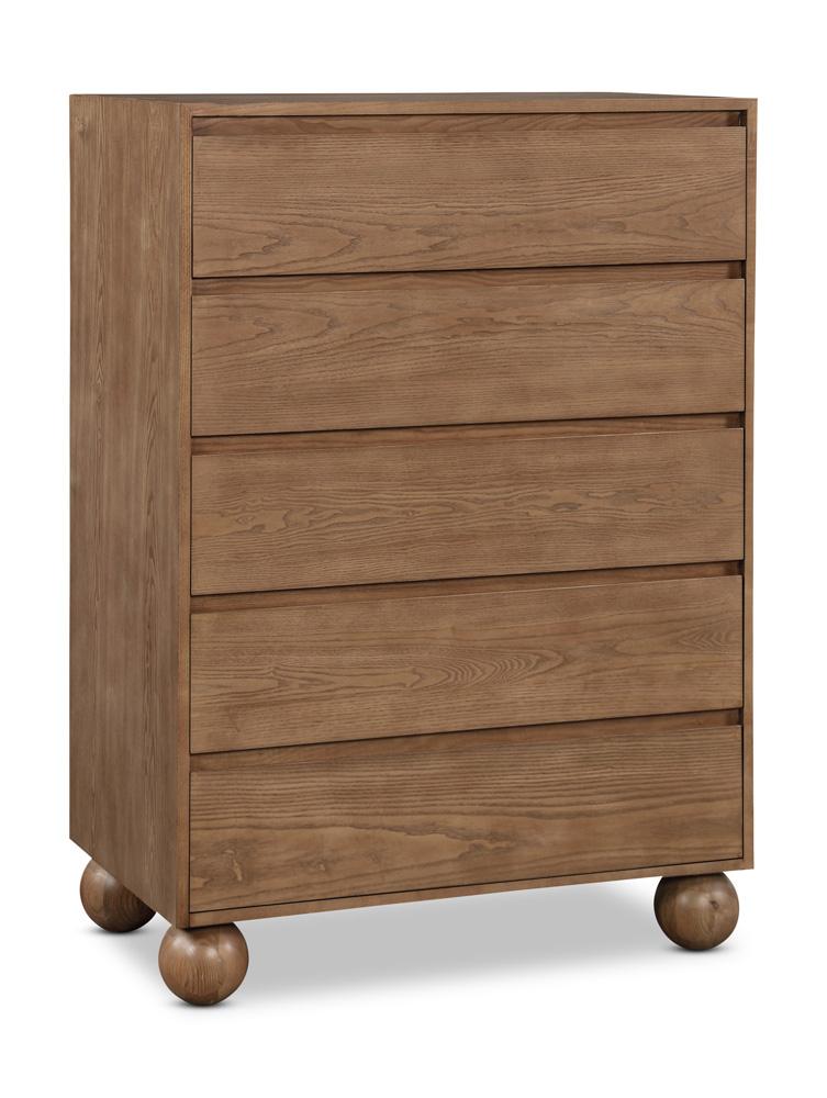 Meridian Furniture - Kent Walnut Chest - KentWalnut-CH veiw 1