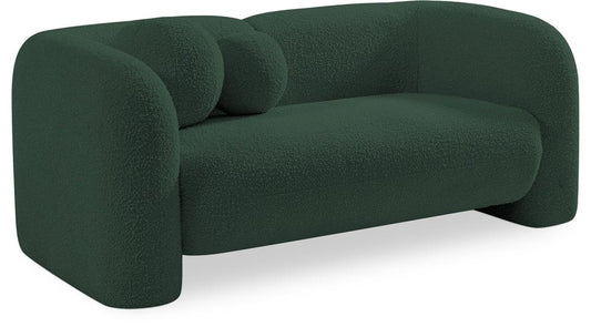 Meridian Furniture - Emory Green Boucle Fabric Loveseat - 139Green-L veiw 1