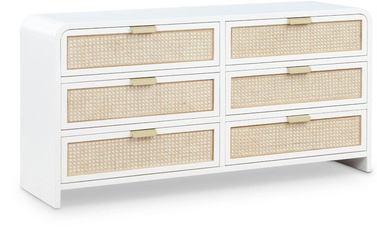 Meridian Furniture - Sage White Dresser - 873White-D veiw 1