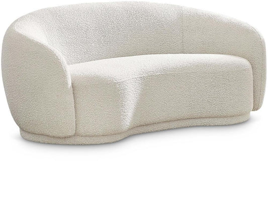 Meridian Furniture - Hyde Cream Boucle Fabric Loveseat - 693Cream-L veiw 1