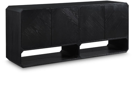 Meridian Furniture - Parker Black Sideboard/Buffet - 391Black veiw 1