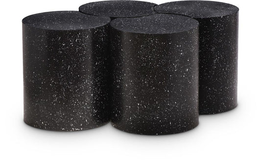 Meridian Furniture - Dimple Black Coffee Table - 4Pc - 99084Black-4C veiw 1