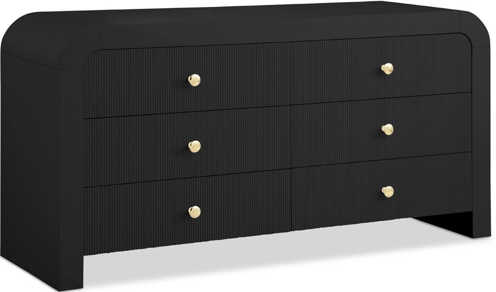 Meridian Furniture - Artisto Black Dresser - 888Black-D veiw 1