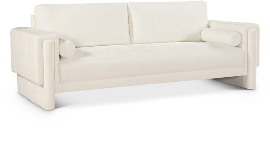 Meridian Furniture - Madeline Cream Chenille Fabric Sofa - 152Cream-S veiw 1