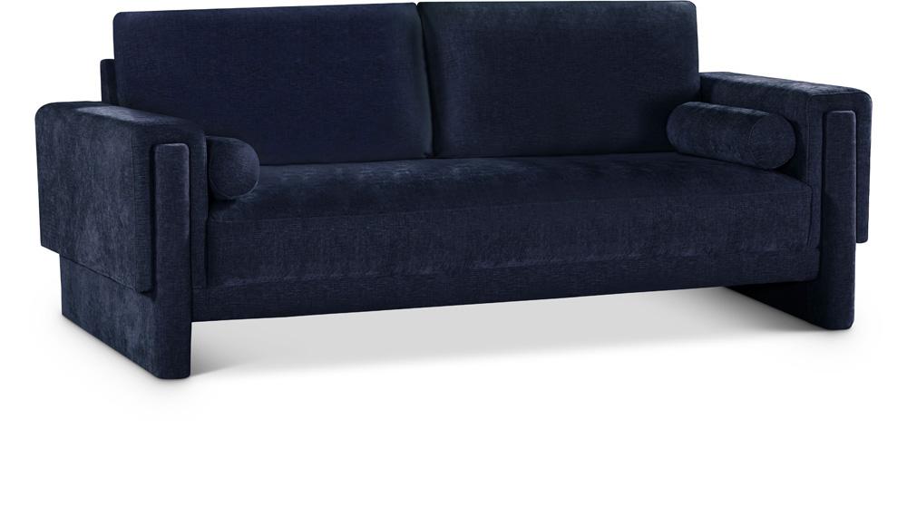 Meridian Furniture - Madeline Navy Chenille Fabric Sofa - 152Navy-S veiw 1