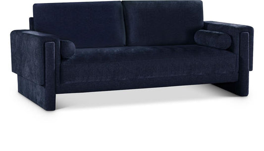 Meridian Furniture - Madeline Navy Chenille Fabric Sofa - 152Navy-S veiw 1