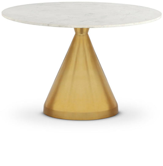 Meridian Furniture - Emery White Marble Dining Table - 885-T veiw 1