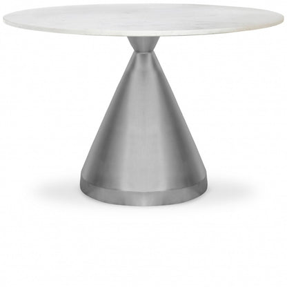 Meridian Furniture - Emery White Marble Dining Table - 884-T veiw 1