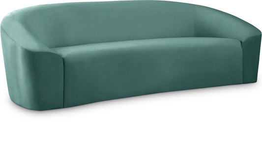 Meridian Furniture - Riley Mint Velvet Sofa - 610Mint-S veiw 1