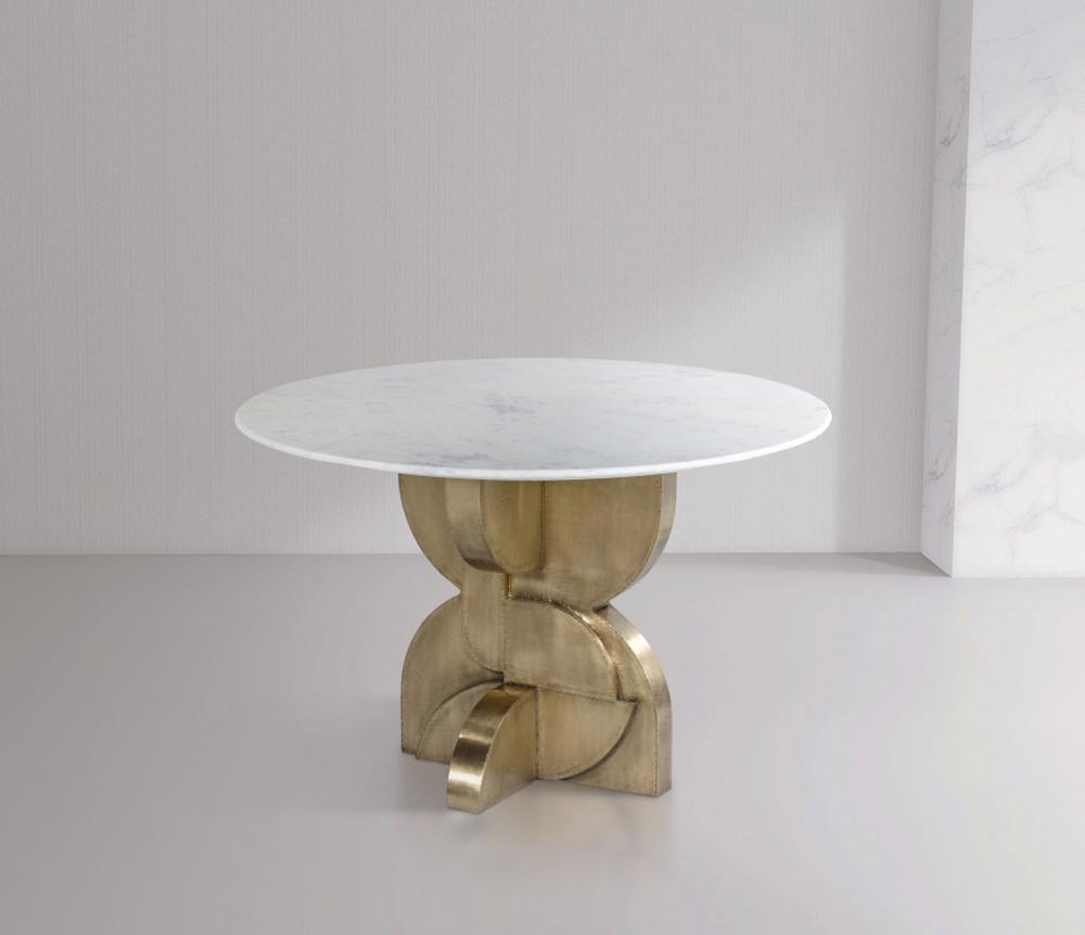 Meridian Furniture - Alden White Dining Table - 958-T veiw 3