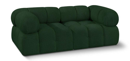 Meridian Furniture - Ames Green Boucle Fabric Modular Sofa - 2Pc - 611Green-S68A veiw 1