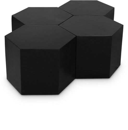 Meridian Furniture - Eternal Black Coffee Table - 4pc - 262-CT-4PC veiw 1