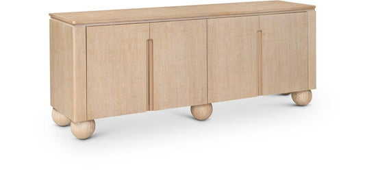 Meridian Furniture - Cardiff Natural Sideboard/Buffet - 77023Natural veiw 1