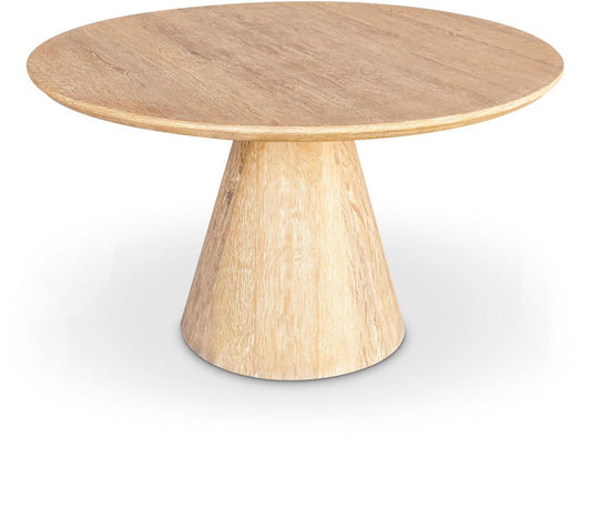 Meridian Furniture - Linette White Oak Dining Table - 877-T veiw 1