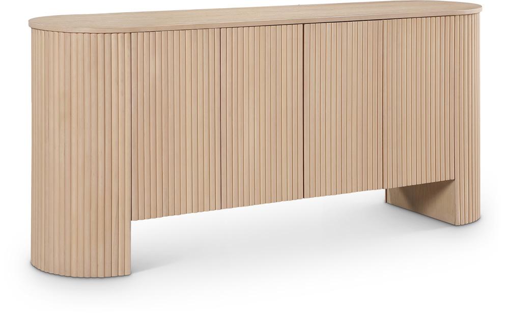 Meridian Furniture - Belinda Oak Sideboard/Buffet - 385Oak veiw 1
