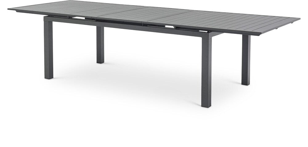 Meridian Furniture - Maldives Outdoor Patio Dining Table - 343Grey-T veiw 1