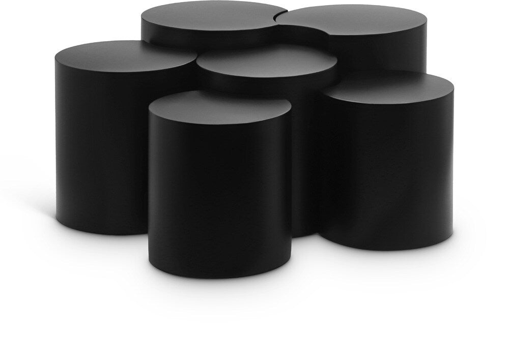 Meridian Furniture - Dimple Black Coffee Table - 6Pc - 99081Black-6A veiw 1