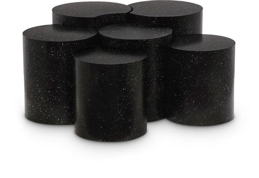 Meridian Furniture - Dimple Black Coffee Table - 6Pc - 99084Black-6A veiw 1